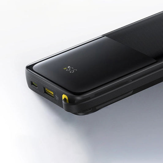 Εξωτερική Μπαταρία Baseus Bipow 2, 10000mAh, 20W, QC + PD, 1 x USB-A - 2 x USB-C, Μαύρη P10077101113-00