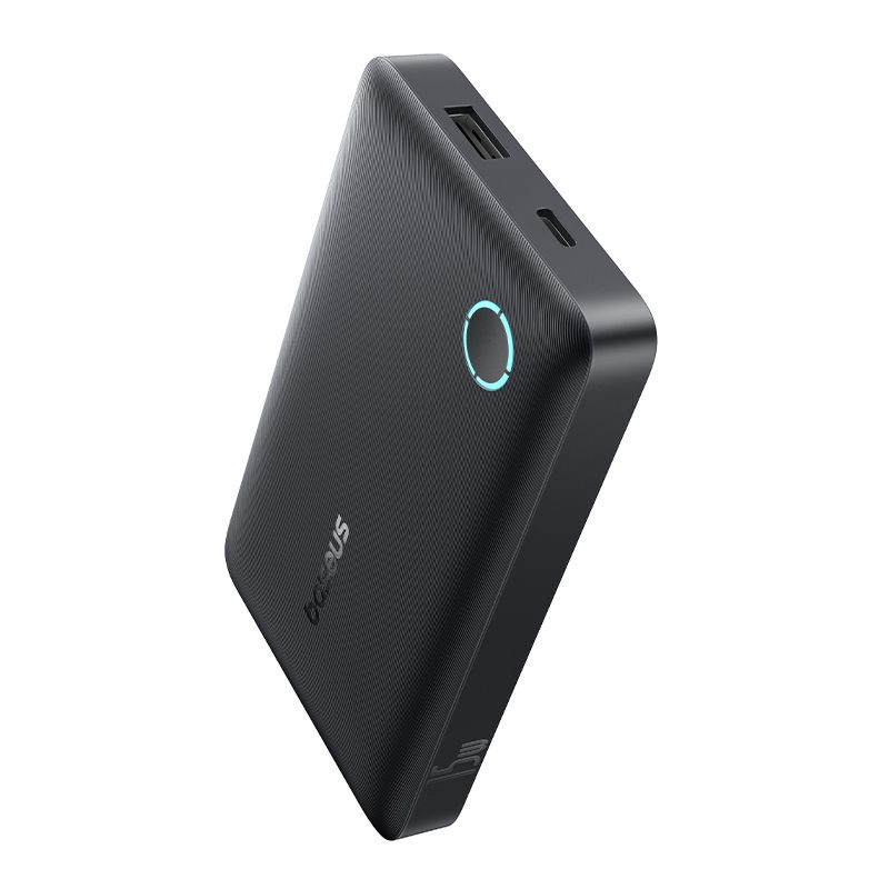 Baseus EnerFill FP11 External Battery, 10000mAh, 15W, 1 x USB-A - 1 x USB-C, Black P1008210C123