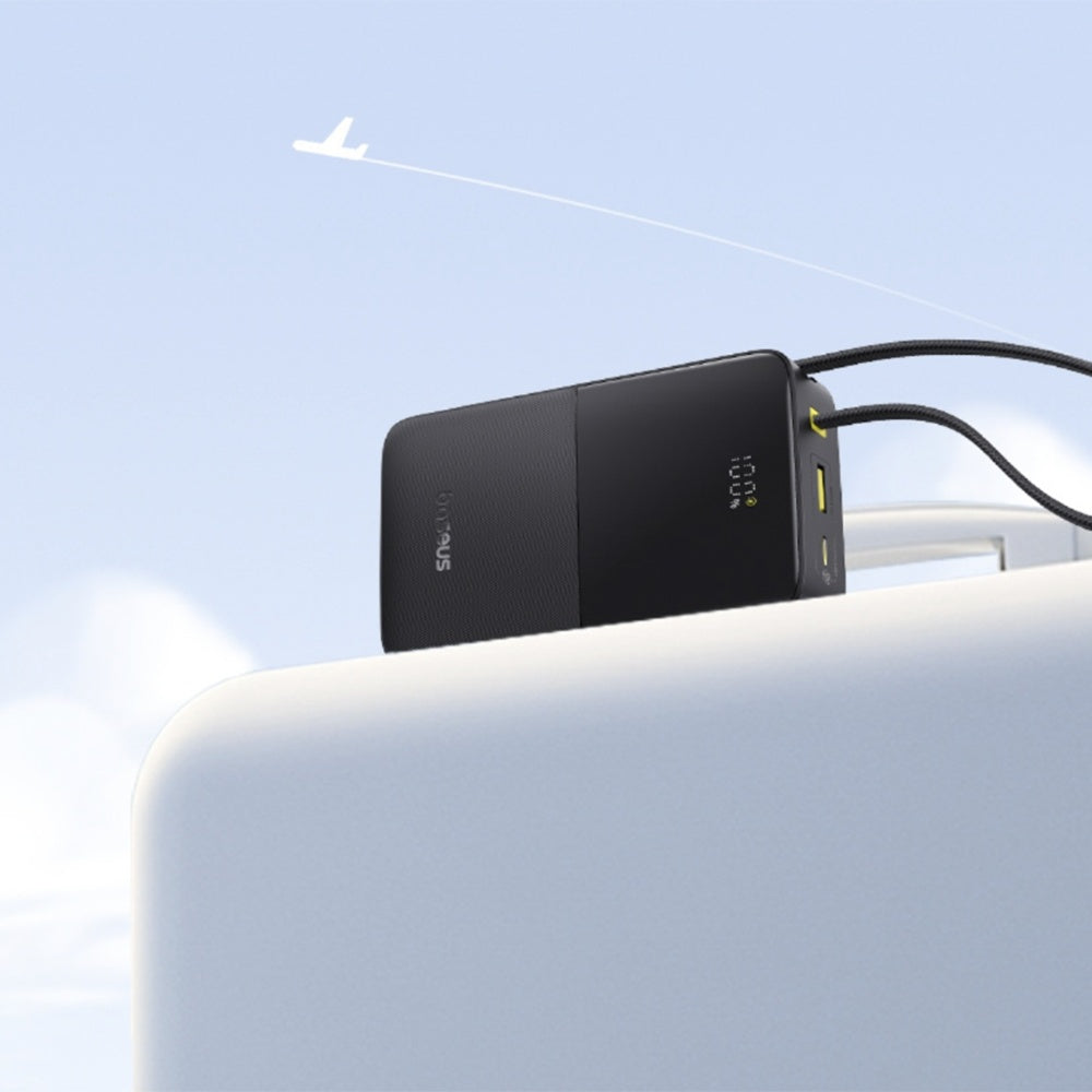 Εξωτερική Μπαταρία Baseus EnerFill Bipow2 Pro, 20000mAh, 22.5W, QC + PD, 1 x USB-A - 2 x USB-C, Μαύρη E0027701