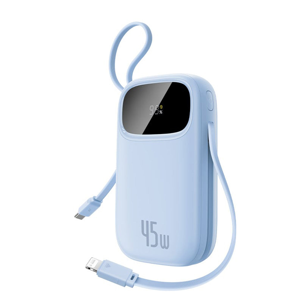 Εξωτερική Μπαταρία Baseus EnerFill FC31 Qpow 3, 20000mAh, 45W, QC + PD, 1 x Lightning - 1 x USB-A - 2 x USB-C, Μπλε E0028D03