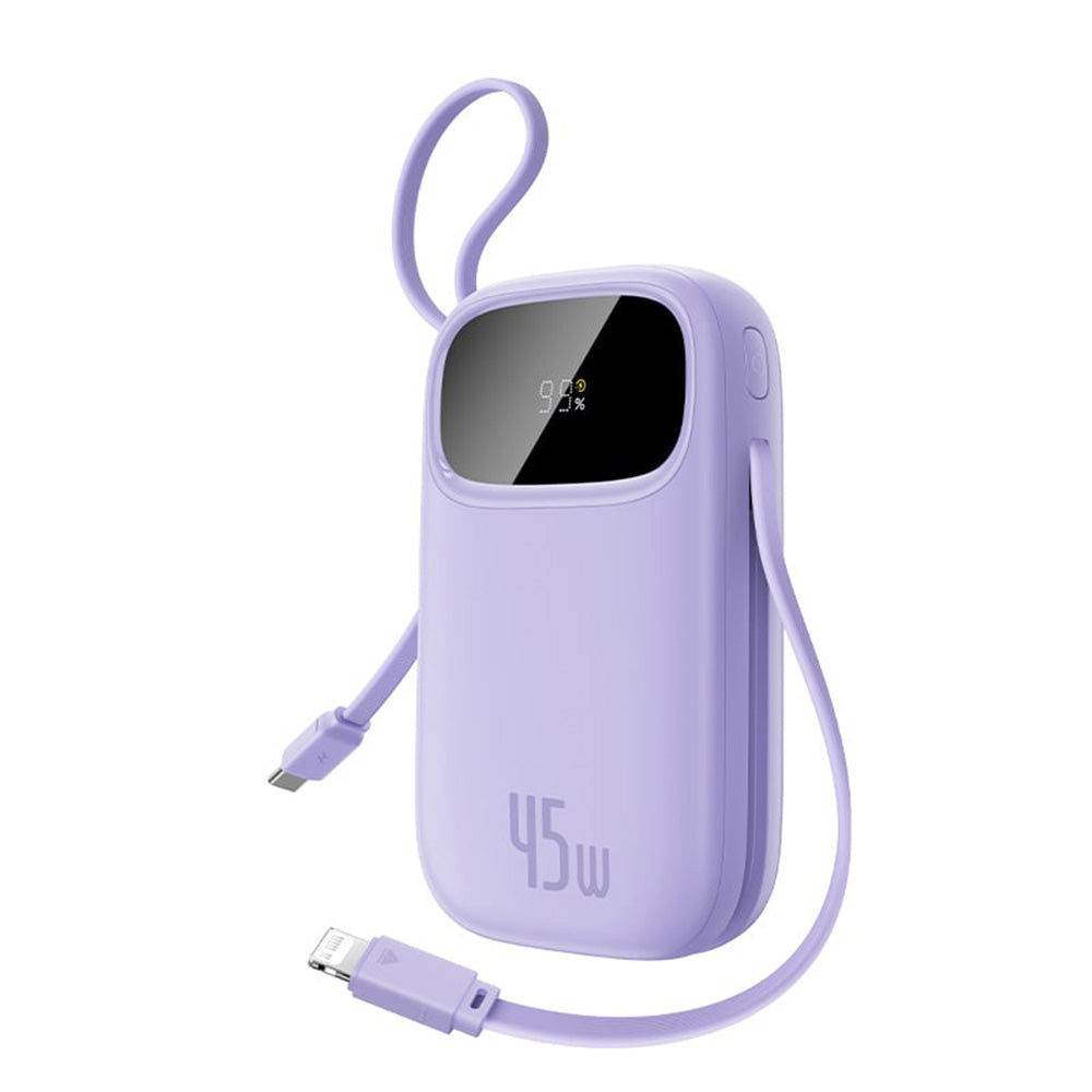 Εξωτερική Μπαταρία Baseus EnerFill FC31 Qpow 3, 20000mAh, 45W, QC + PD, 1 x Lightning - 1 x USB-A - 2 x USB-C, Μοβ E0028D02