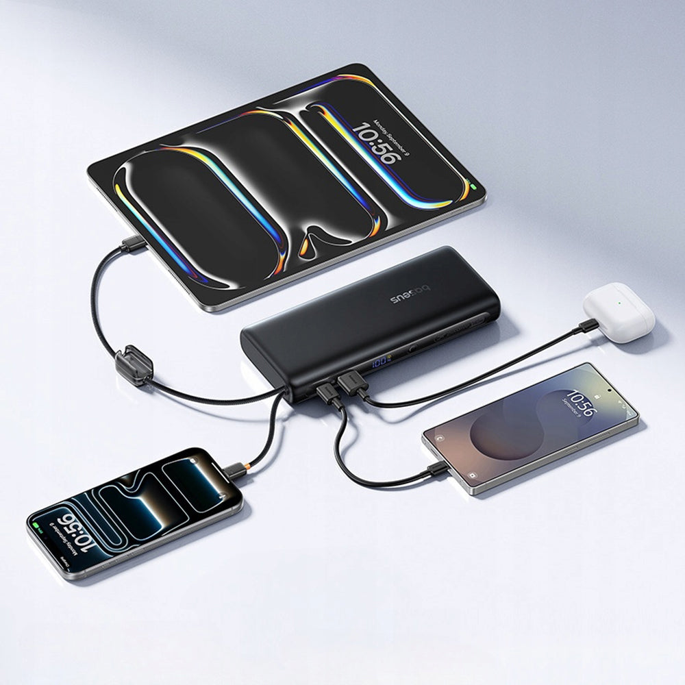 Εξωτερική Μπαταρία Baseus EnerFill FC41, 25000mAh, 145W, QC + PD, 1 x USB-A - 3 x USB-C, Μαύρη E0028H03