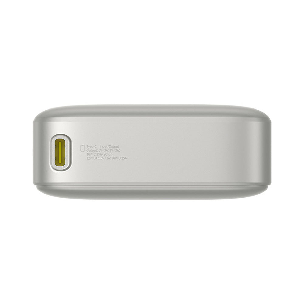 Εξωτερική Μπαταρία Baseus Free2Pull, 20000mAh, 65W, PD, 2 x USB-C, Γκρι P10073700843-00