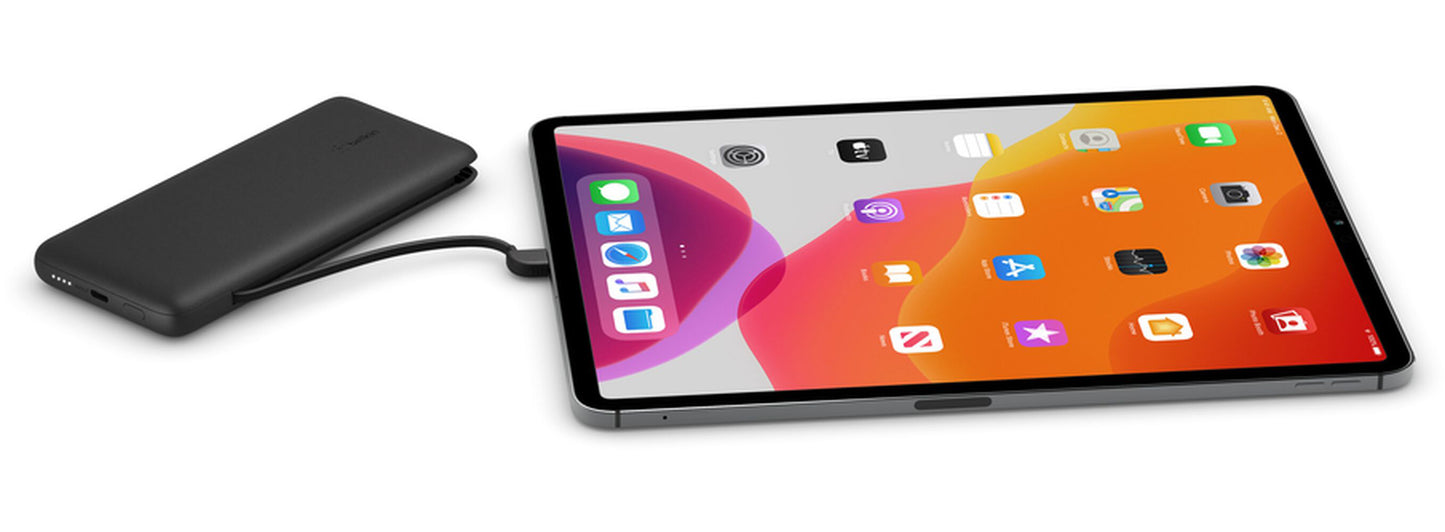 Εξωτερική Μπαταρία Belkin BoostCharge Plus, 10000mAh, 23W, QC + PD, 1 x Lightning - 2 x USB-C, Μαύρο BPB006btBLK