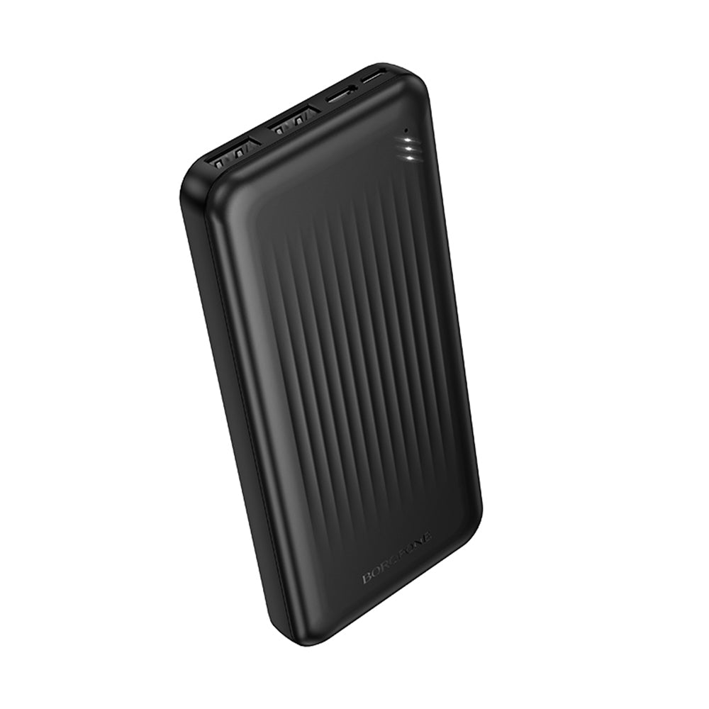 Εξωτερική Μπαταρία Borofone BJ78 Clever, 10000mAh, 10W, 2 x USB-A, Μαύρη
