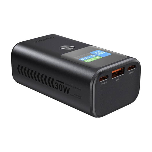 Εξωτερική Μπαταρία Choetech B701, 10000mAh, 30W, QC + PD, 1 x USB-A - 2 x USB-C, Μαύρη