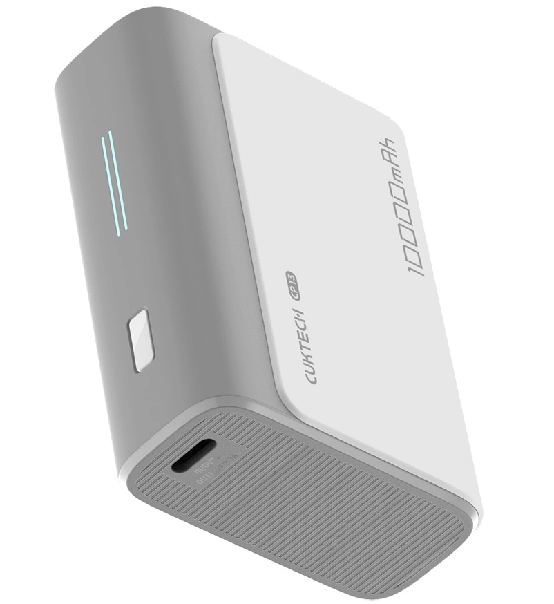 Cuktech CP13 External Battery, 10000mAh, 30W, QC + PD, 1 x USB-A - 1 x USB-C, Gray CUK0PB100DGR
