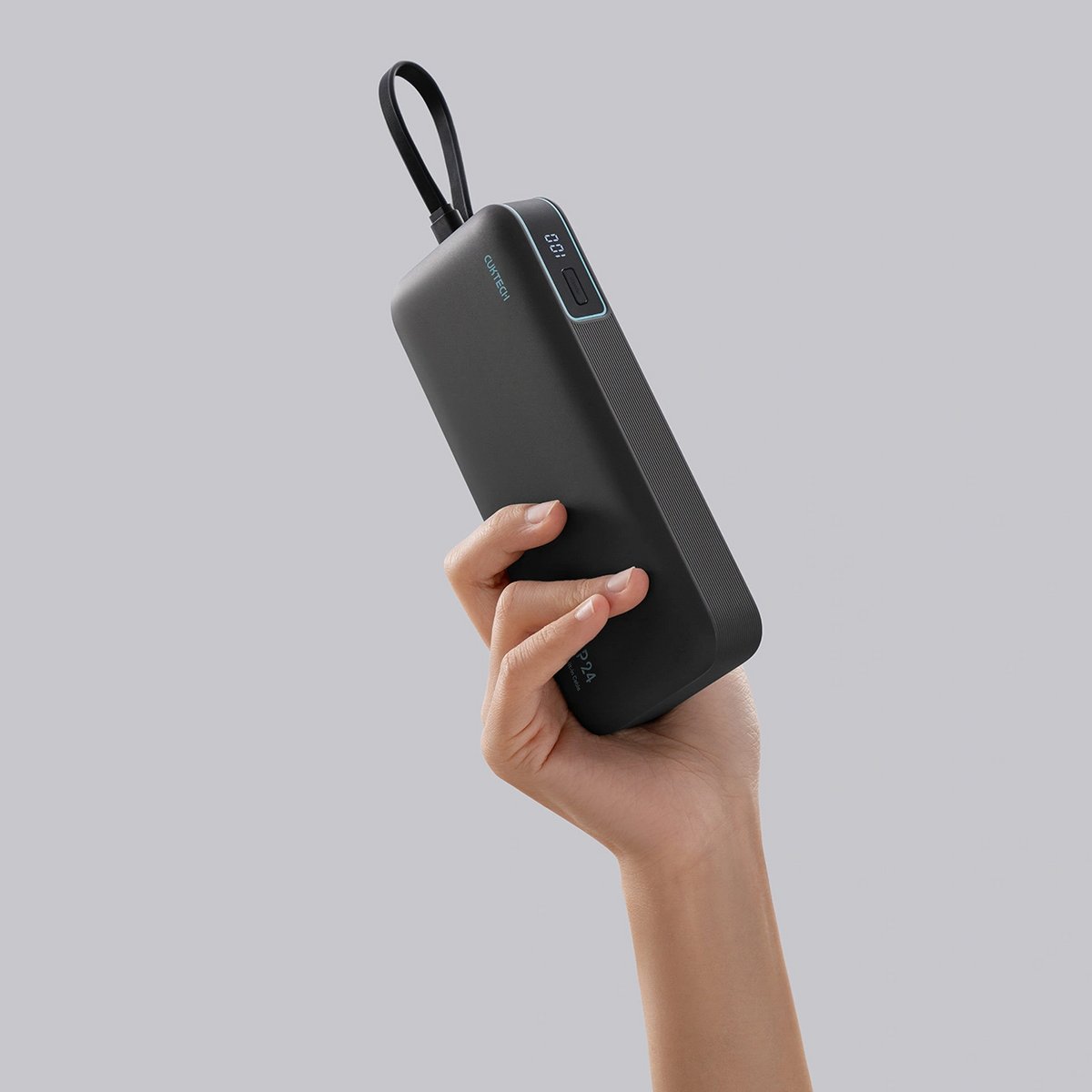 Cuktech LPB200N External Battery, 20000mAh, 40W, QC + PD, 1 x USB-A - 2 x USB-C, Black CUKL200NMXGR