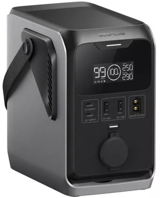 Εξωτερική Μπαταρία EcoFlow Trail 300, 90000mAh, 300W, PD, 1 x Επέκταση Αναπτήρα - 2 x USB-A - 2 x USB-C, Μαύρο EF-TRAIL300-N