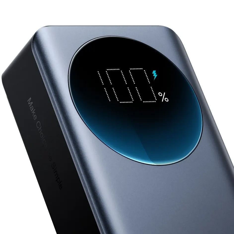 Εξωτερική Μπαταρία Joyroom JR-PBF05, 30000mAh, 65W, QC + PD, 1 x USB-A - 2 x USB-C, Μαύρη