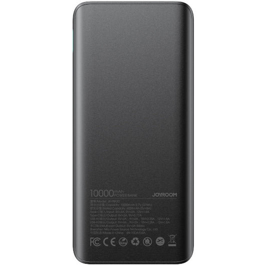 Εξωτερική Μπαταρία Joyroom JR-PBF20, 10000mAh, 25W, QC + PD, 1 x USB-C - 2 x USB-A, Μαύρη