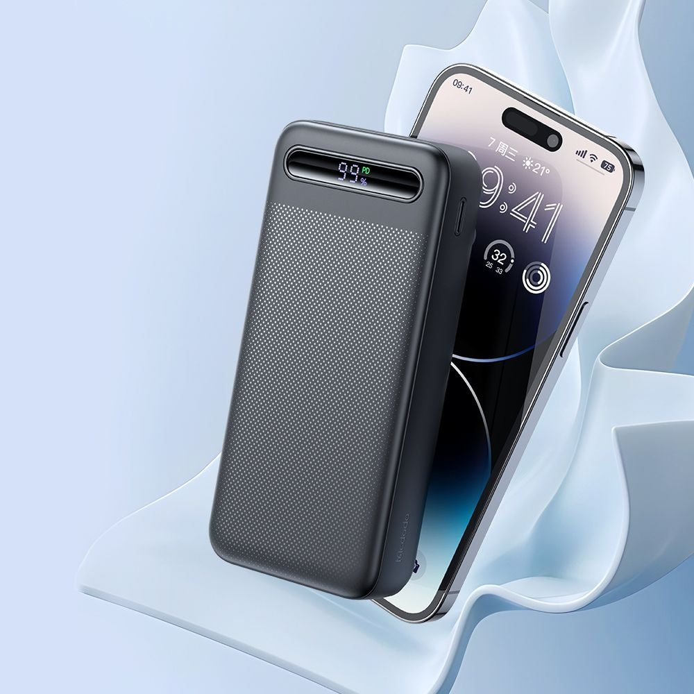 Εξωτερική Μπαταρία McDodo MC-3891 Star, 20000mAh, 22.5W, QC + PD, 2 x USB-A - 1 x USB-C, Μαύρη