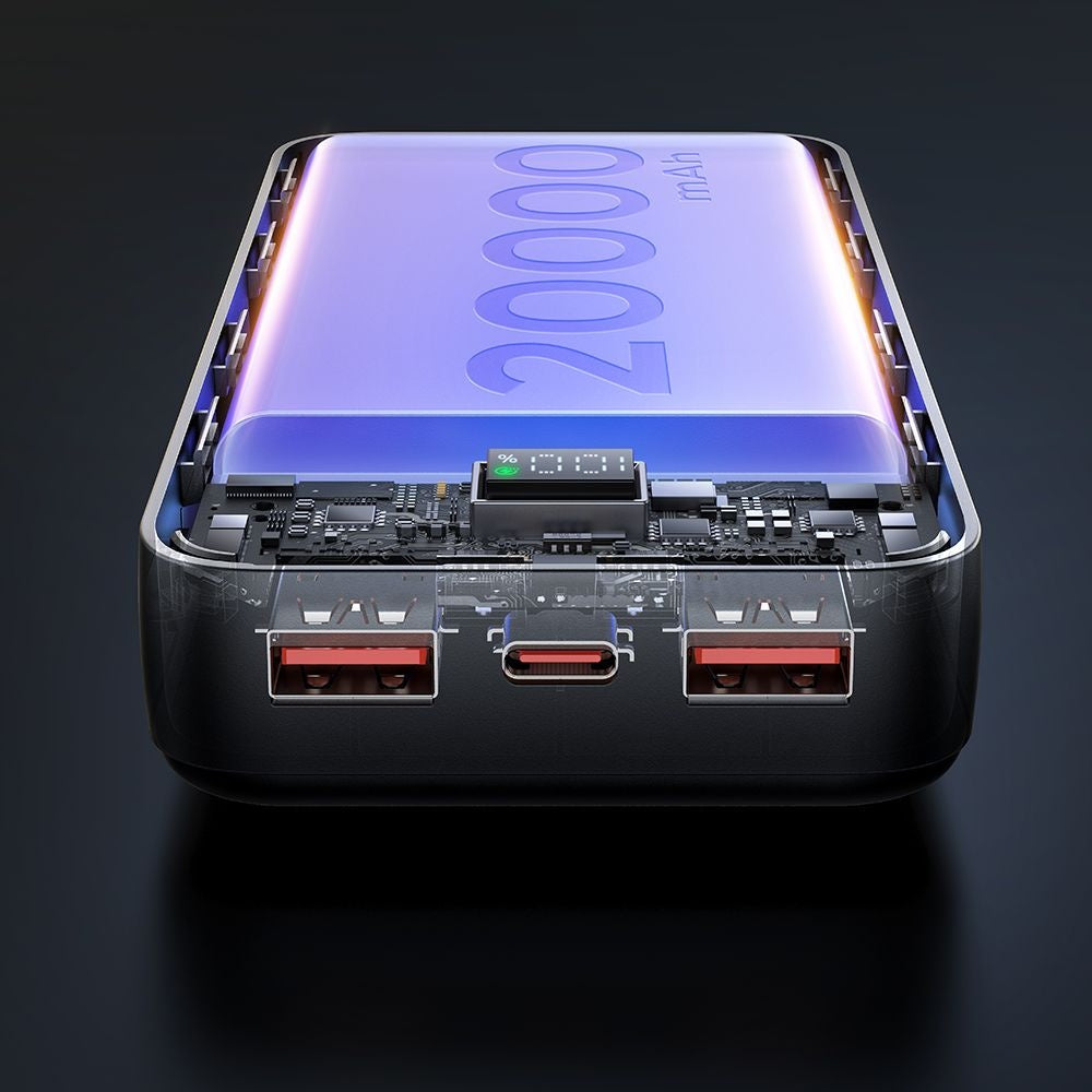 Εξωτερική Μπαταρία McDodo MC-4230, 20000mAh, 22.5W, QC + PD, 2 x USB-A - 1 x USB-C, Μαύρη
