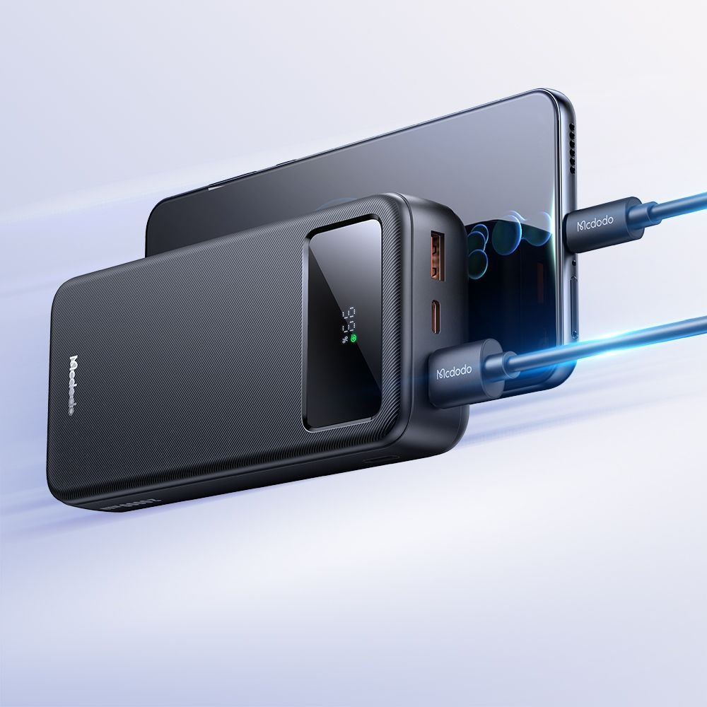 Εξωτερική Μπαταρία McDodo MC-4230, 20000mAh, 22.5W, QC + PD, 2 x USB-A - 1 x USB-C, Μαύρη