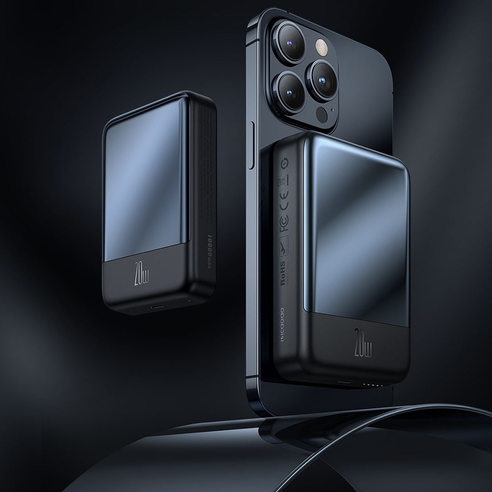 Εξωτερική Μπαταρία Wireless McDodo MC-4261 Ambilight, 10000mAh, 20W, PD + FQI, 1 x QI - 1 x USB-C, Μαύρη