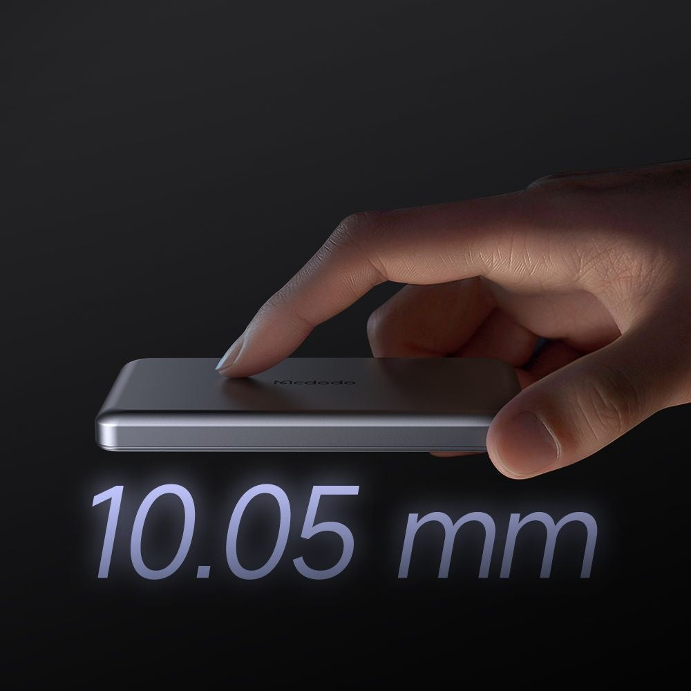 Εξωτερική Μπαταρία Wireless McDodo MC-4641 Meta, 5000mAh, 20W, PD + FQI, 1 x QI - 1 x USB-C, Μαύρη