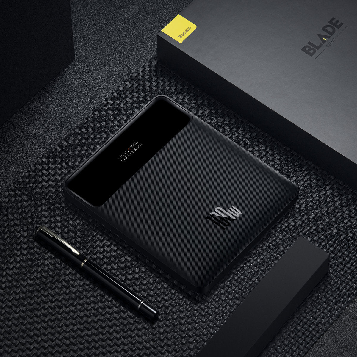 Εξωτερική Μπαταρία Baseus Blade Ultrathin, 20000mAh, 100W, QC + PD, 2 x USB-A - 2 x USB-C, Μαύρη PPBL000201