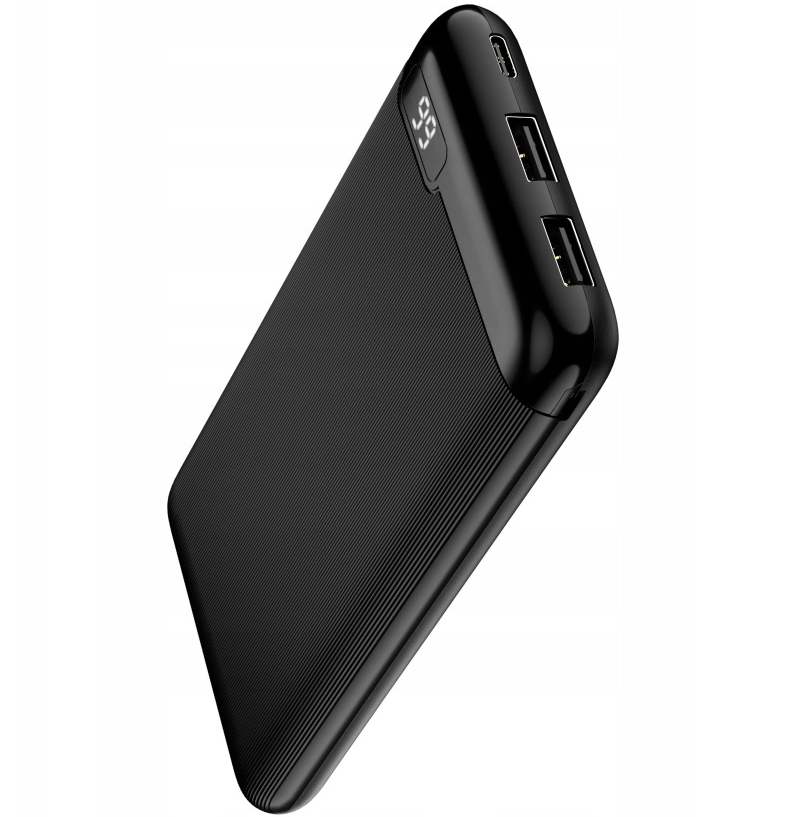 Εξωτερική Μπαταρία Setty SPBL-10, 10000mAh, 10W, 2 x USB-A, Μαύρη