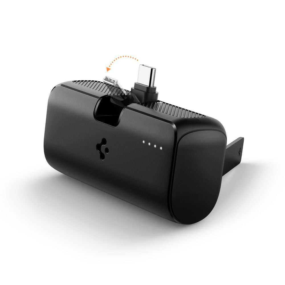 Εξωτερική Μπαταρία Spigen, 5000mAh, 22.5W, PD, 1 x USB-C, Μαύρη