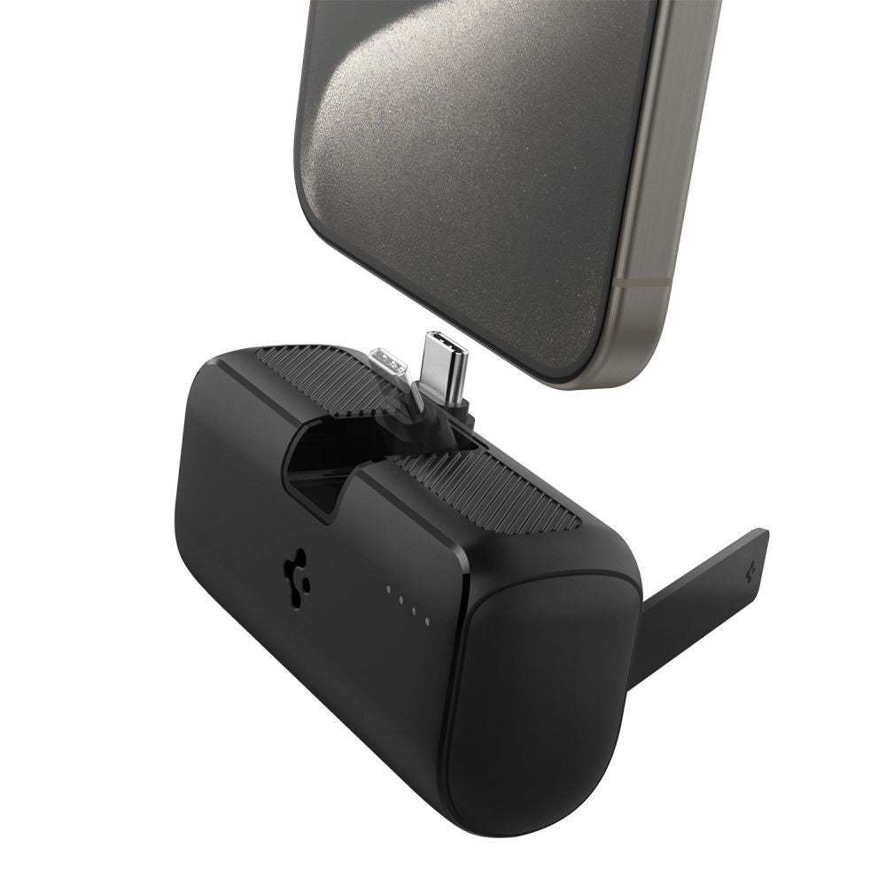 Εξωτερική Μπαταρία Spigen, 5000mAh, 22.5W, PD, 1 x USB-C, Μαύρη