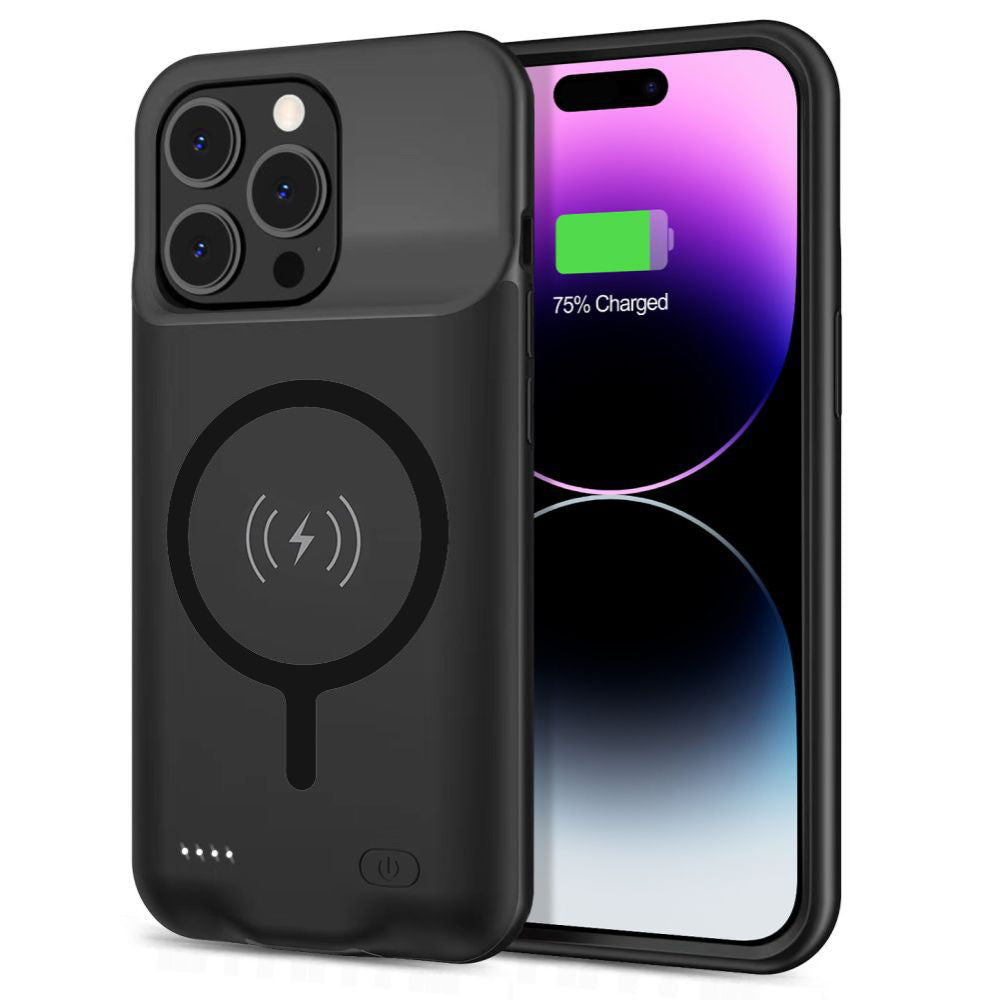 Εξωτερική Μπαταρία Τύπου Θήκης Wireless Techsuit Power Pro Battery για Apple iPhone 15 Pro, 7000mAh, Μαύρη