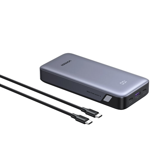 Εξωτερική Μπαταρία UGREEN Nexode PB532 (55989B), 20000mAh, 30W, QC + PD, 1 x USB-A - 2 x USB-C, Γκρι