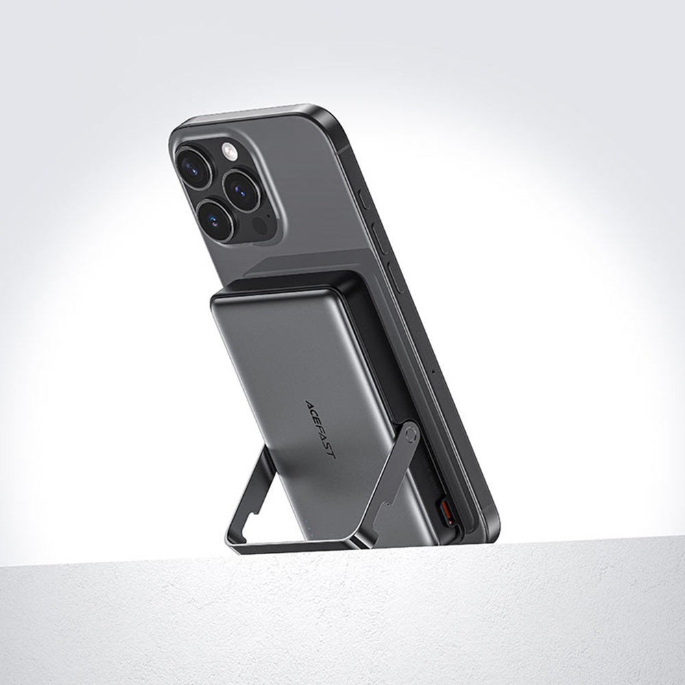 Εξωτερική Μπαταρία Wireless Acefast M17, 10000mAh, 22.5W, PD + FQI, 1 x QI - 1 x USB-C, Μαύρη