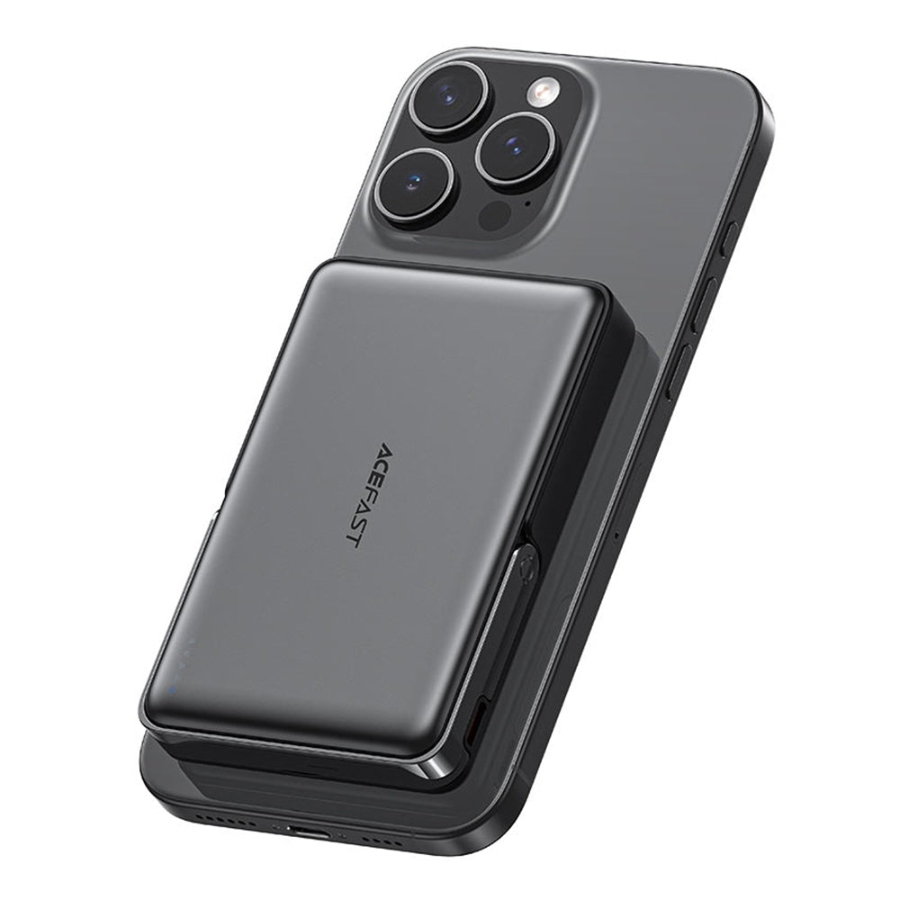 Εξωτερική Μπαταρία Wireless Acefast M17, 10000mAh, 22.5W, PD + FQI, 1 x QI - 1 x USB-C, Μαύρη