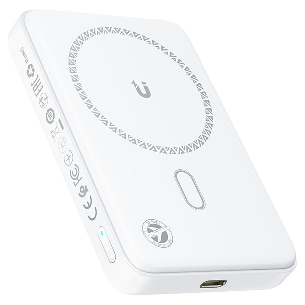Εξωτερική Μπαταρία Wireless Acefast M26, 10000mAh, 20W, PD + FQI, 1 x QI - 1 x USB-C, Λευκή
