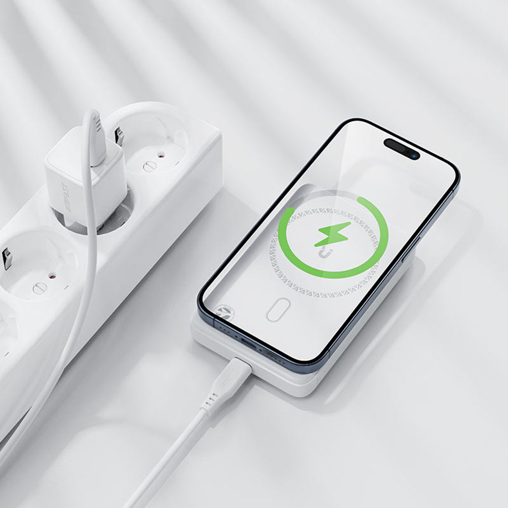 Εξωτερική Μπαταρία Wireless Acefast M26, 10000mAh, 20W, PD + FQI, 1 x QI - 1 x USB-C, Λευκή