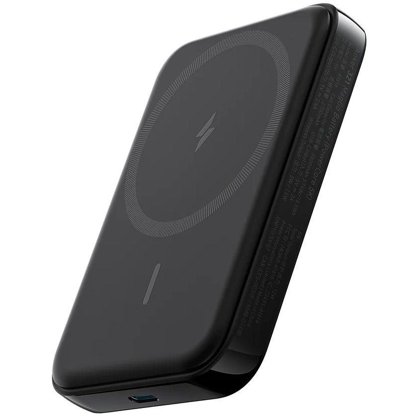 Anker 321 MagGo Ασύρματη εξωτερική μπαταρία, 5000mAh, 7,5W, 1 x IQ, μαύρο A1616G11