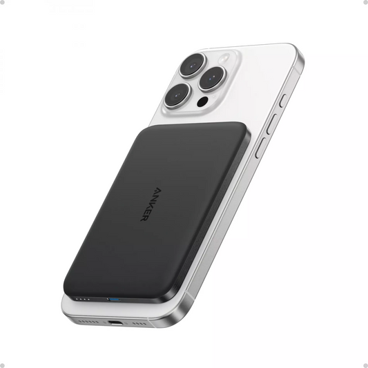 Εξωτερική Ασύρματη Μπαταρία Anker Nano, 5000mAh, 20W, PD + FQI, 1 x QI - 1 x USB-C, Μαύρο A1665H11