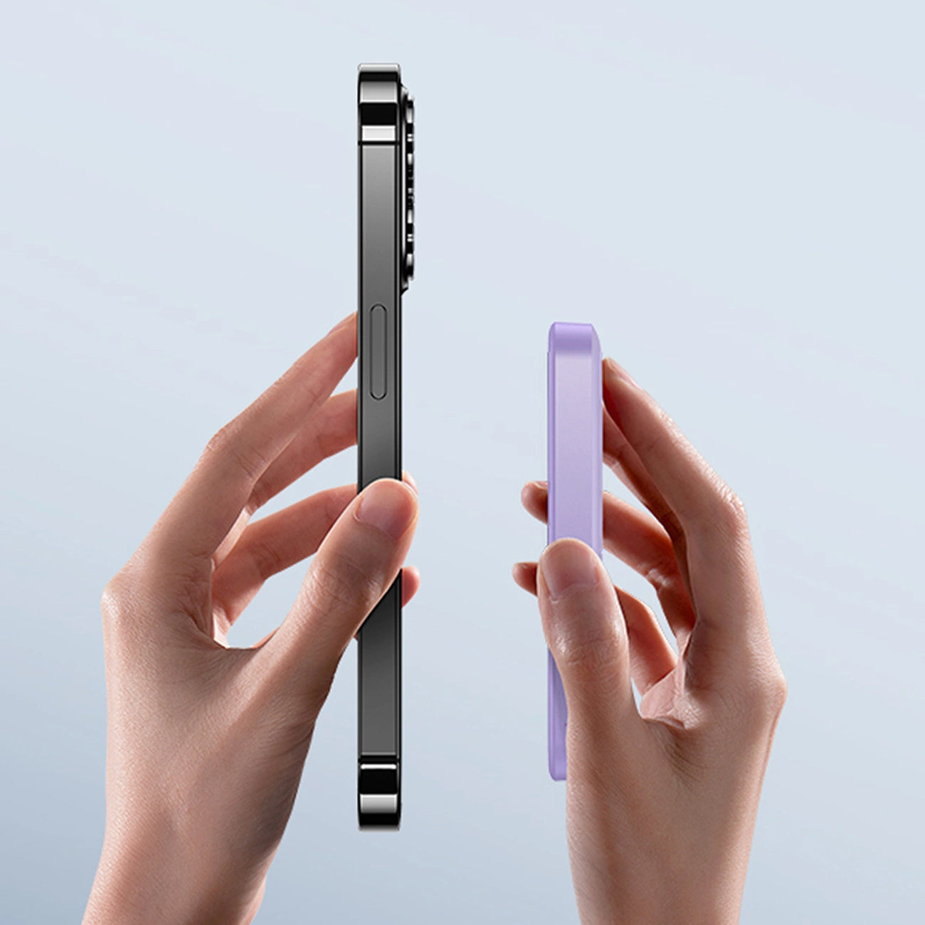 Εξωτερική Μπαταρία Wireless Baseus Magnetic Mini, 5000mAh, 20W, PD + FQI, 1 x QI - 1 x USB-C, Μωβ P10022107513