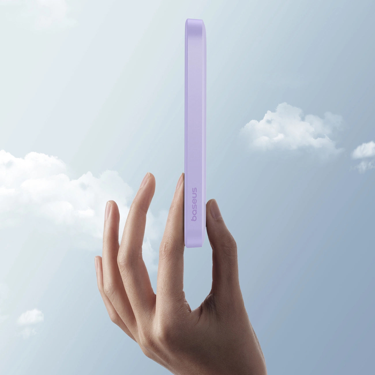 Εξωτερική Μπαταρία Wireless Baseus Magnetic Mini, 5000mAh, 20W, PD + FQI, 1 x QI - 1 x USB-C, Μωβ P10022107513