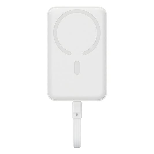 Εξωτερική Μπαταρία Wireless Baseus Magnetic Mini, 10000mAh, 30W, PD + FQI, 1 x QI - 2 x USB-C, Λευκή P1002210B223-00