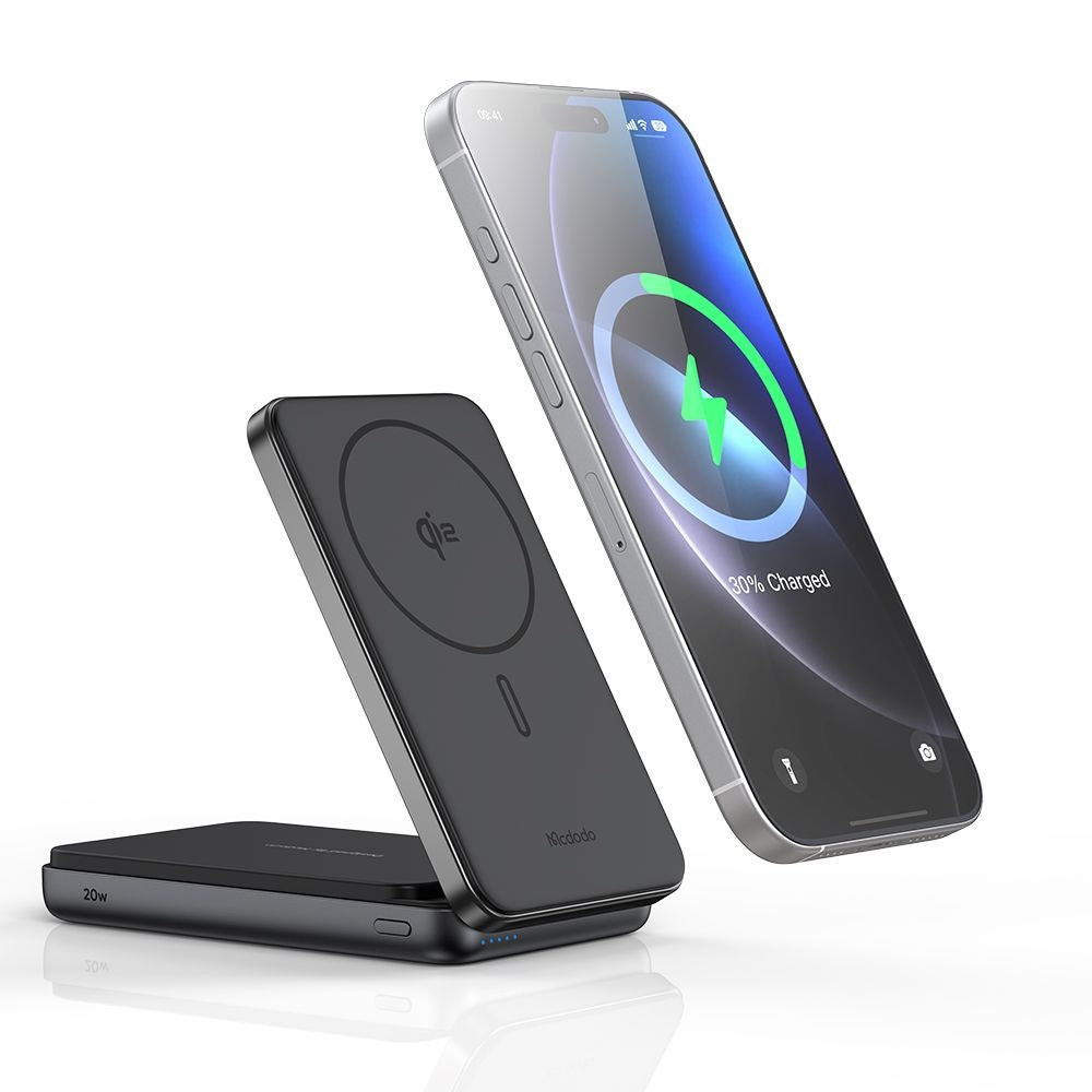 Εξωτερική Μπαταρία Wireless McDodo MC-6310 2in1, 10000mAh, 20W, PD + FQI, 1 x USB-C, Μαύρο