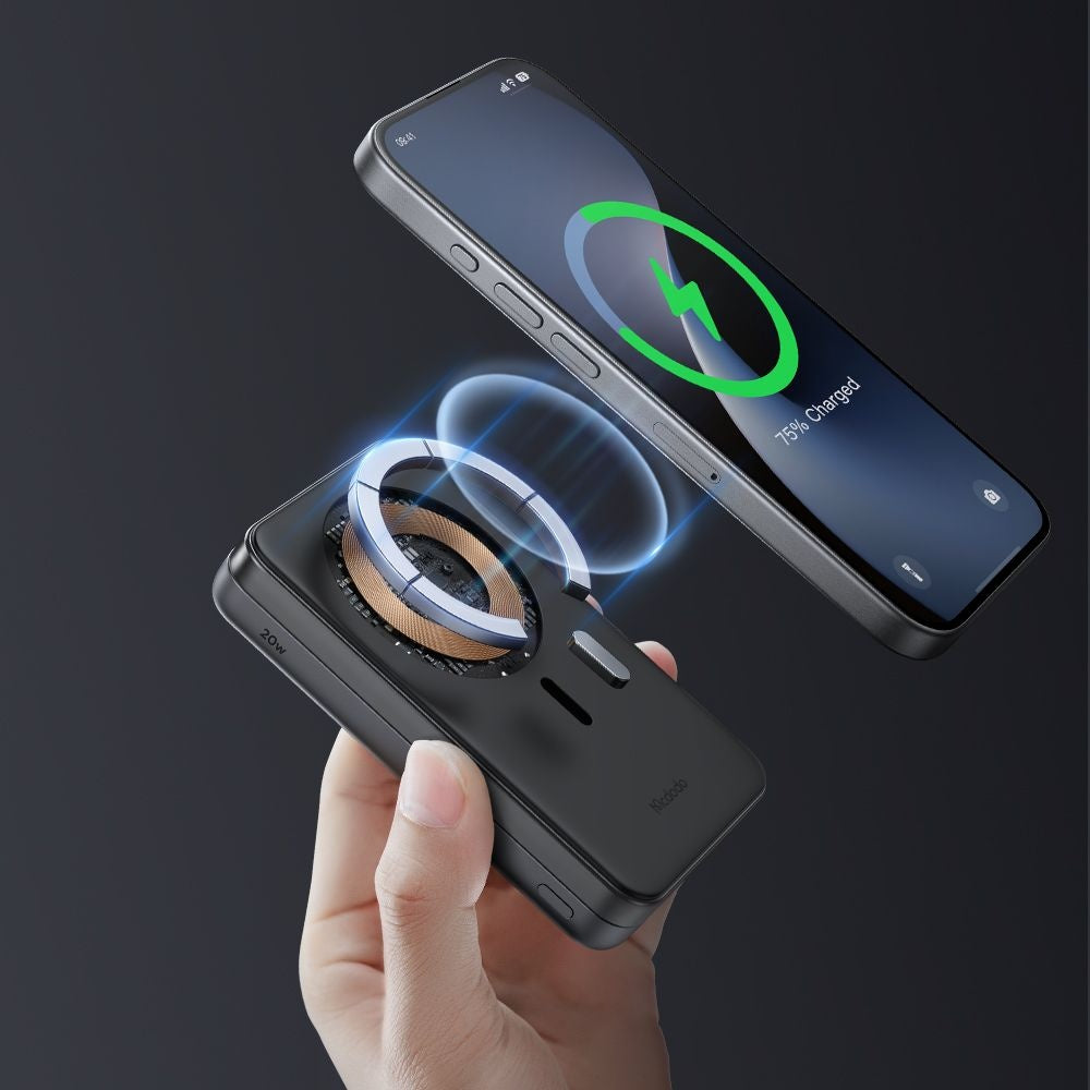 Εξωτερική Μπαταρία Wireless McDodo MC-6310 2in1, 10000mAh, 20W, PD + FQI, 1 x USB-C, Μαύρο