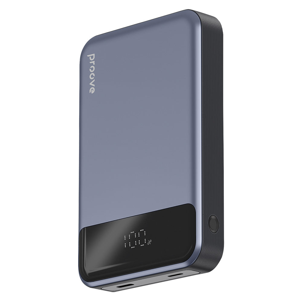 Εξωτερική Μπαταρία Wireless Proove Hoodman, 10000mAh, 20W, PD + FQI, 1 x QI - 1 x USB-C, Γκρι PBH120010003