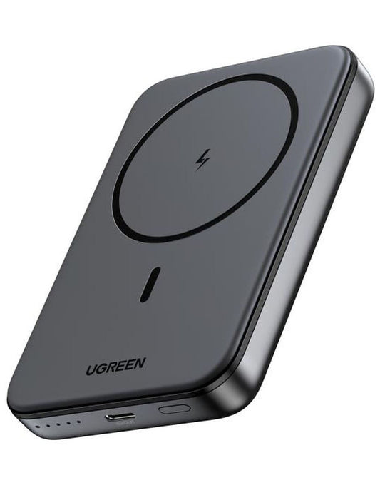 UGREEN PB561 Ασύρματη εξωτερική μπαταρία, 10000mAh, 20W, PD + FQI, 1 x QI - 1 x USB-C, Μαύρο