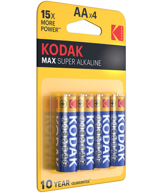 Μπαταρία Kodak Max Super, AA / LR6, Σετ 4 τεμάχια