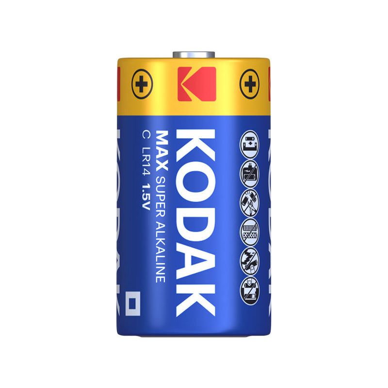 Μπαταρία Kodak Max Super Alkaline, LR14, Σετ 2 τεμαχίων