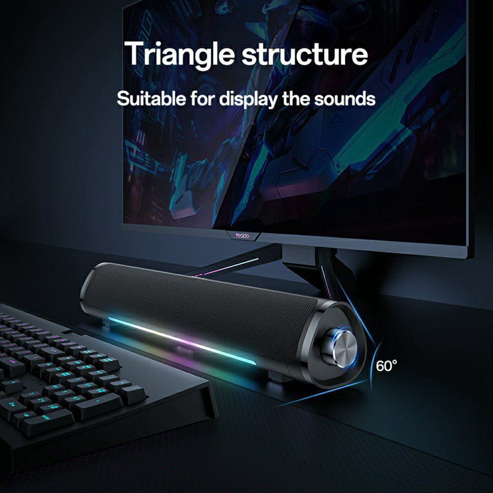 Ηχείο Bluetooth Yesido YSW27, 10W, RGB, Μαύρο