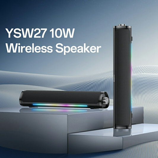 Ηχείο Bluetooth Yesido YSW27, 10W, RGB, Μαύρο