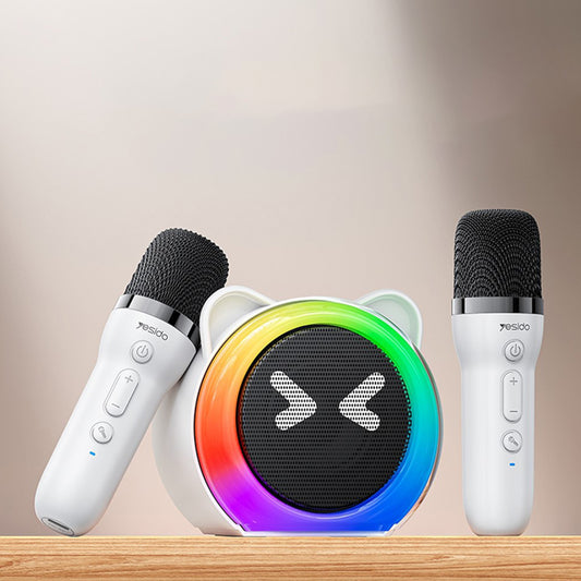Ηχείο Bluetooth Yesido YSW36 Kids, 5W, Καραόκε, Λευκό