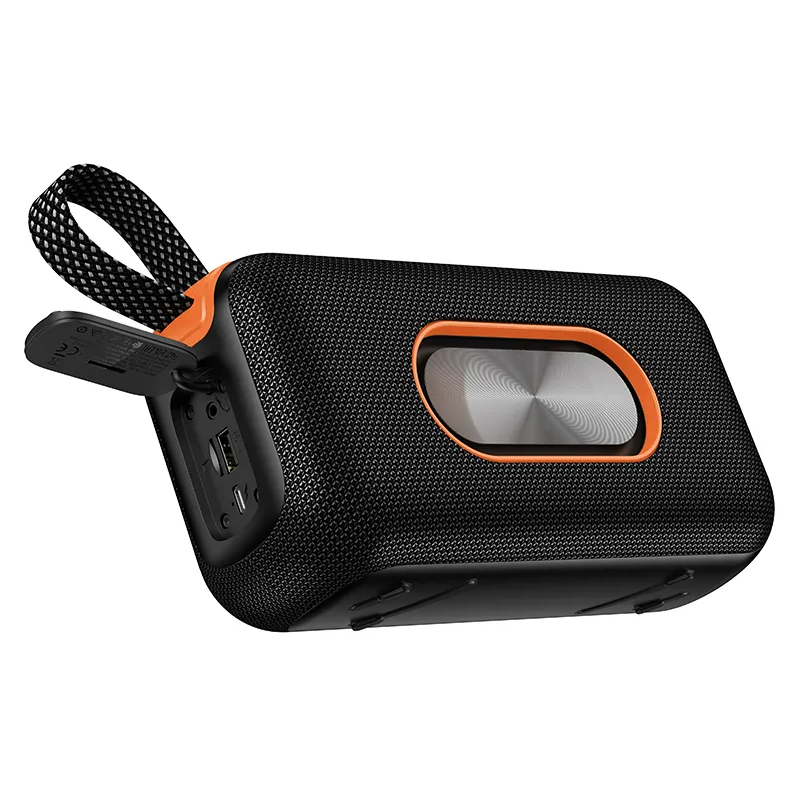 Φορητό Ηχείο Bluetooth HOCO HC32, 2 x 10W, TWS, RGB, Μαύρο