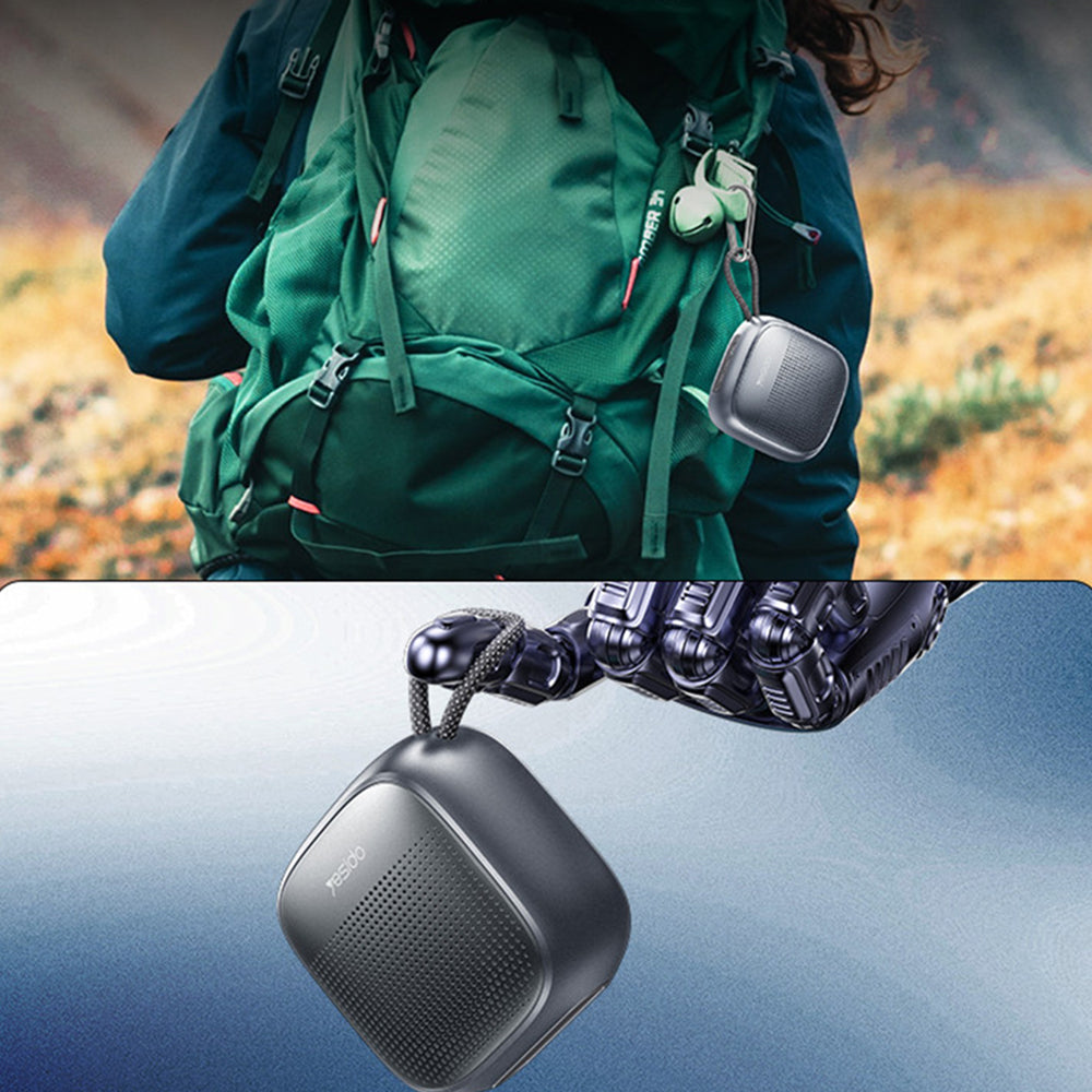 Φορητό Ηχείο Bluetooth Yesido YSW24, 5W, Αδιάβροχο, Μαύρο