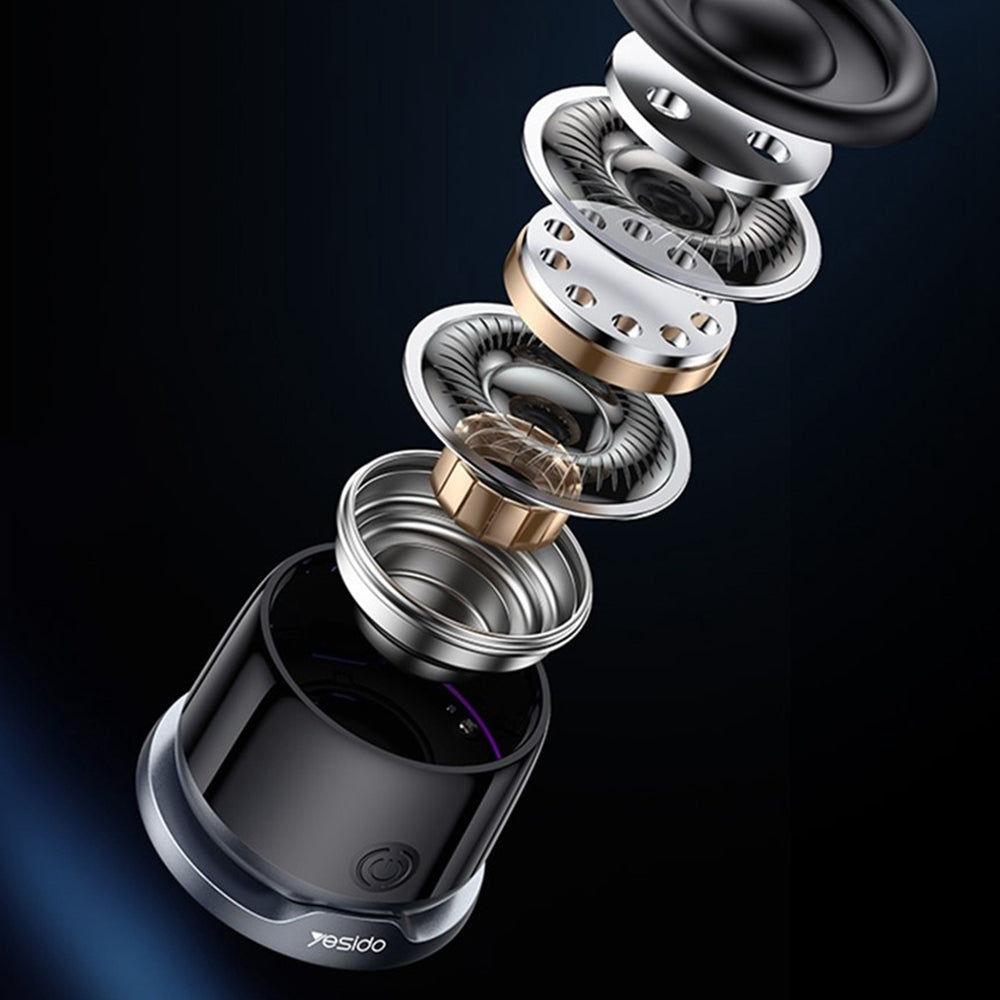 Φορητό Ηχείο Bluetooth Yesido YSW32, 3W, RGB, Μαύρο