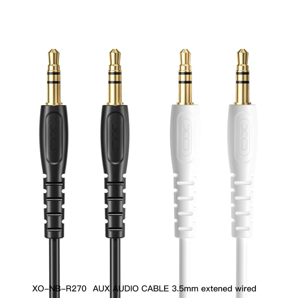 Καλώδιο Ήχου 3.5mm - 3.5mm XO Design NB-R270, 1m, Μαύρο