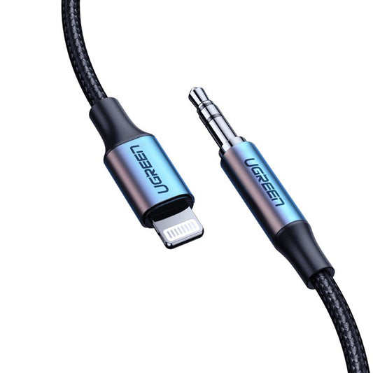 Καλώδιο Ήχου Lightning - 3.5mm UGREEN US315 (70509), 1m, Μαύρο