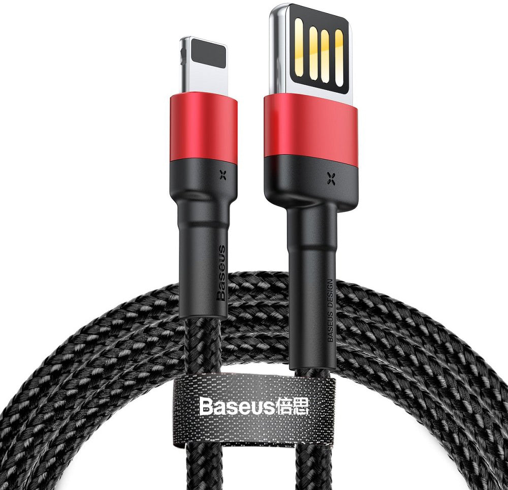 Καλώδιο Δεδομένων και Φόρτισης USB-A - Lightning Baseus Cafule Special Edition, 18W, 1m, Κόκκινο CALKLF-G91